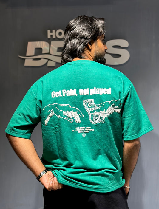 Money Maker - Green - Oversized T