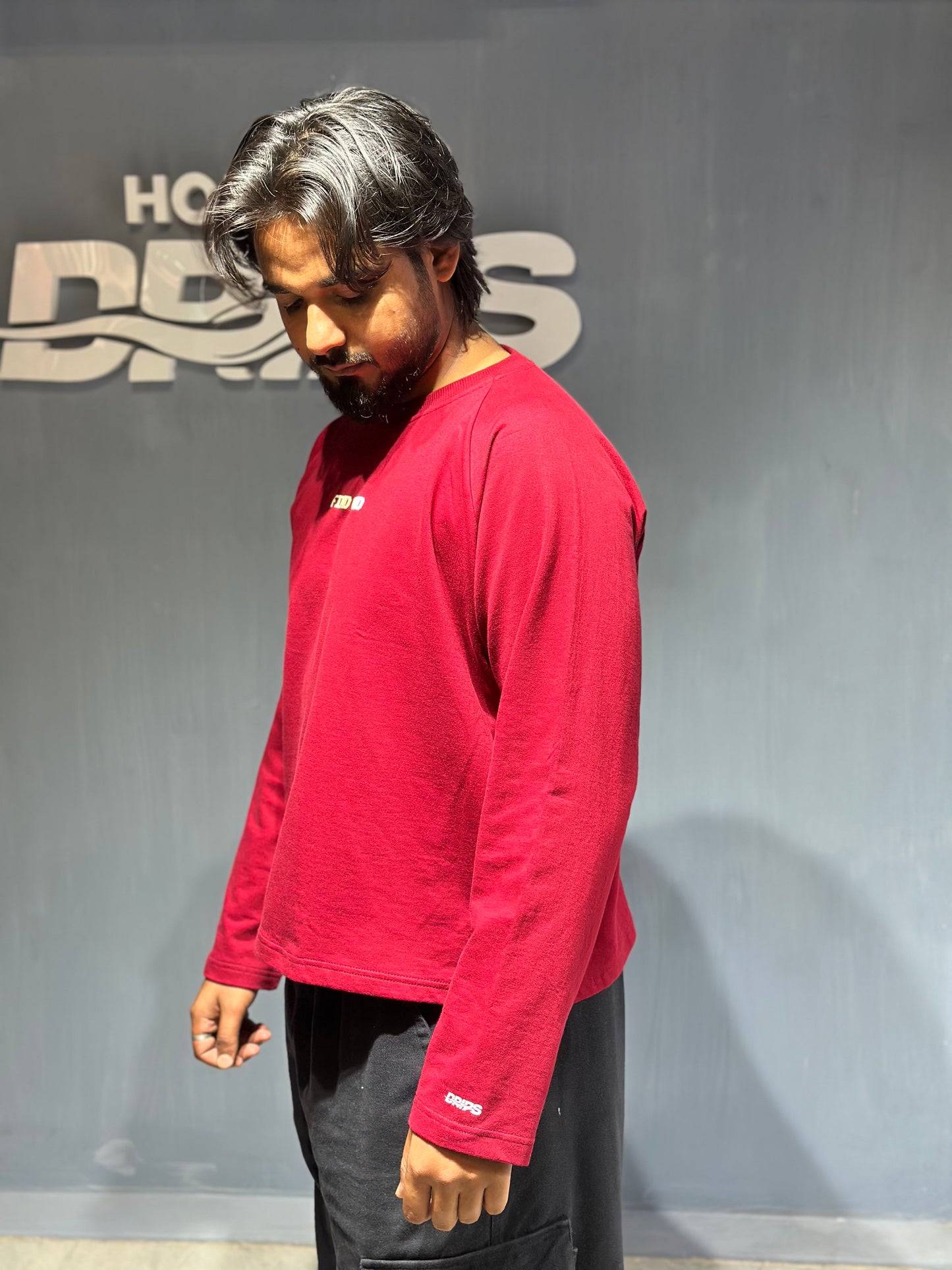 FindGod - wine - Cropped Length T