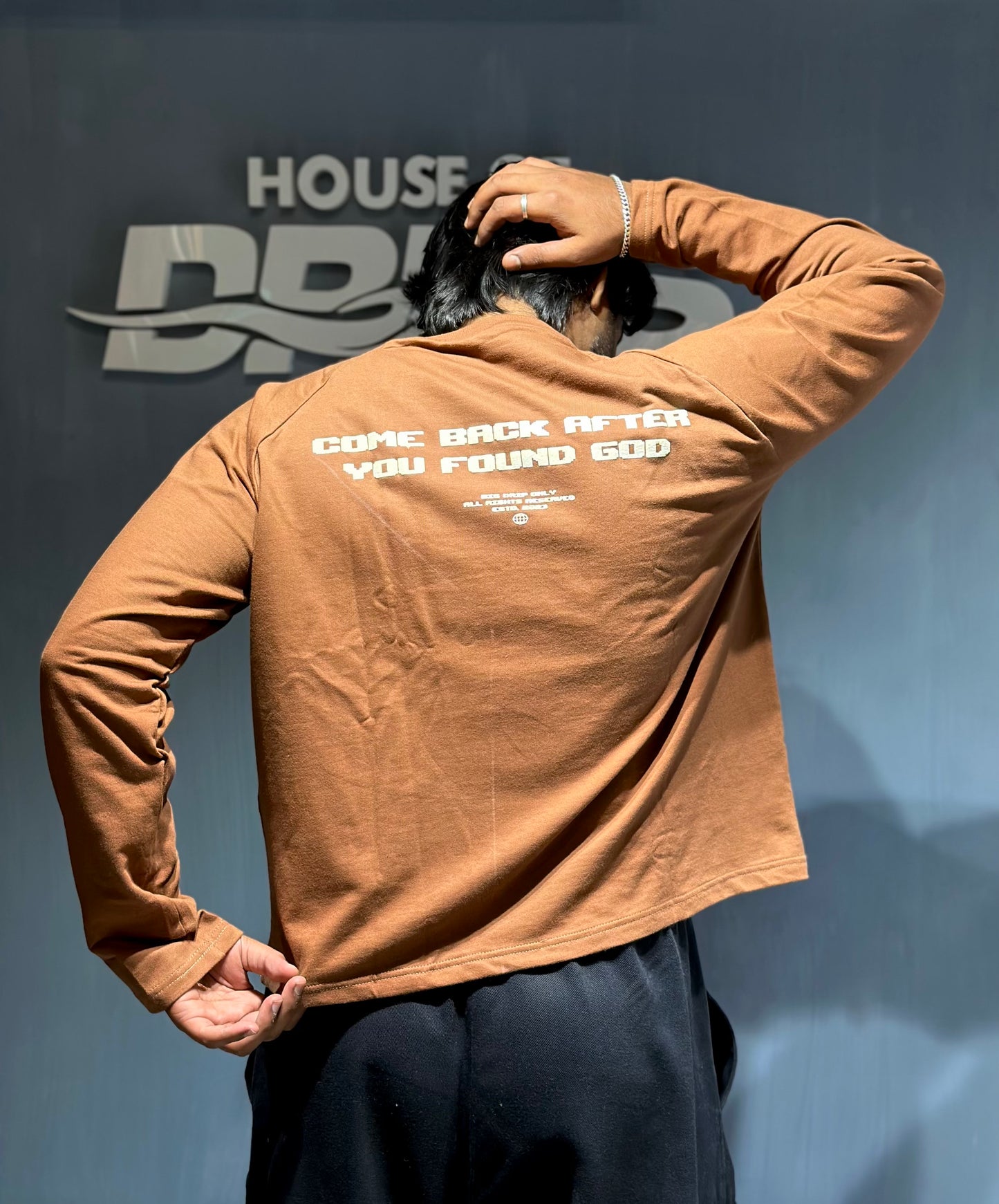 FindGod - Brown - Cropped Length T