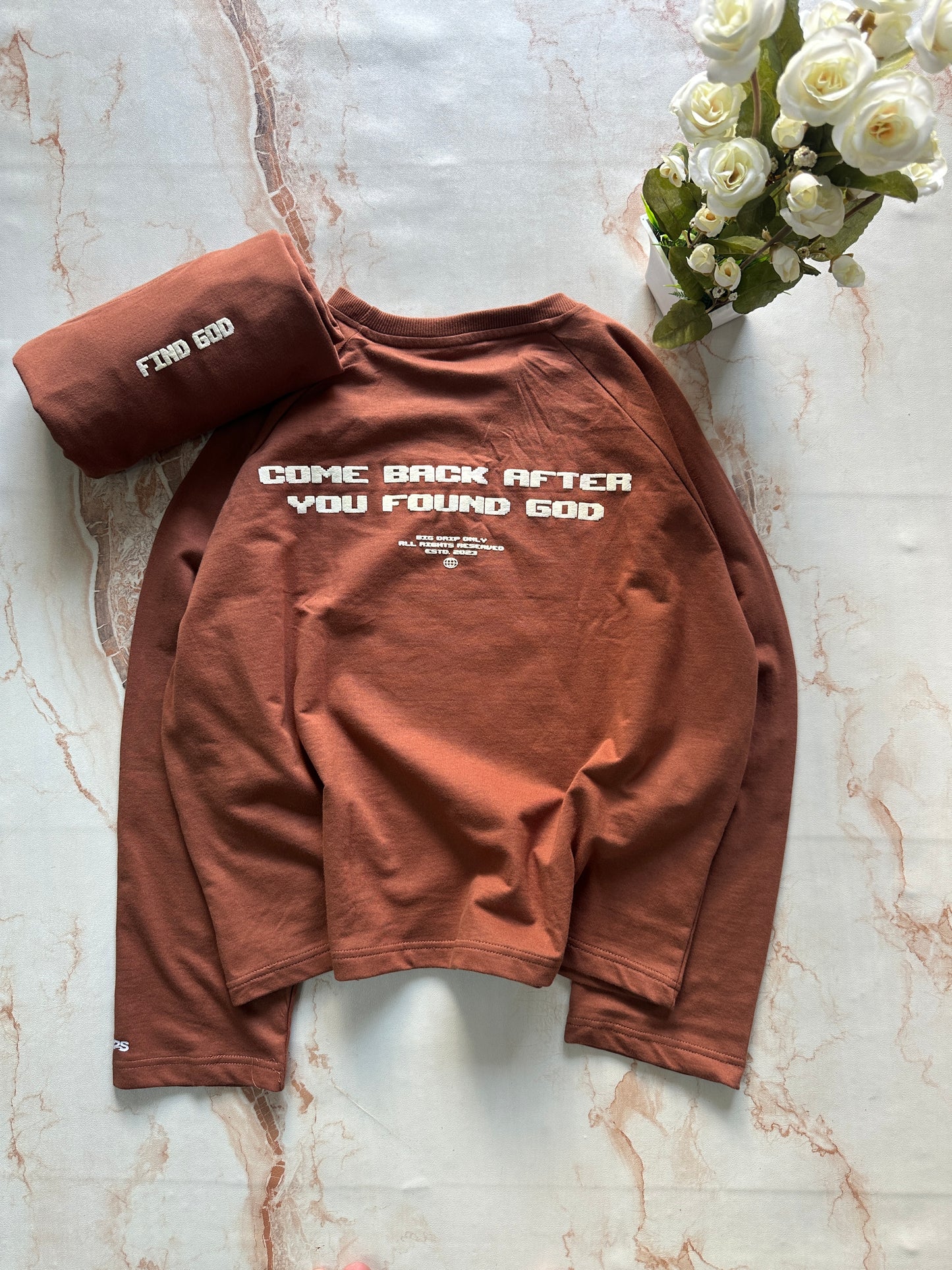 FindGod - Brown - Cropped Length T