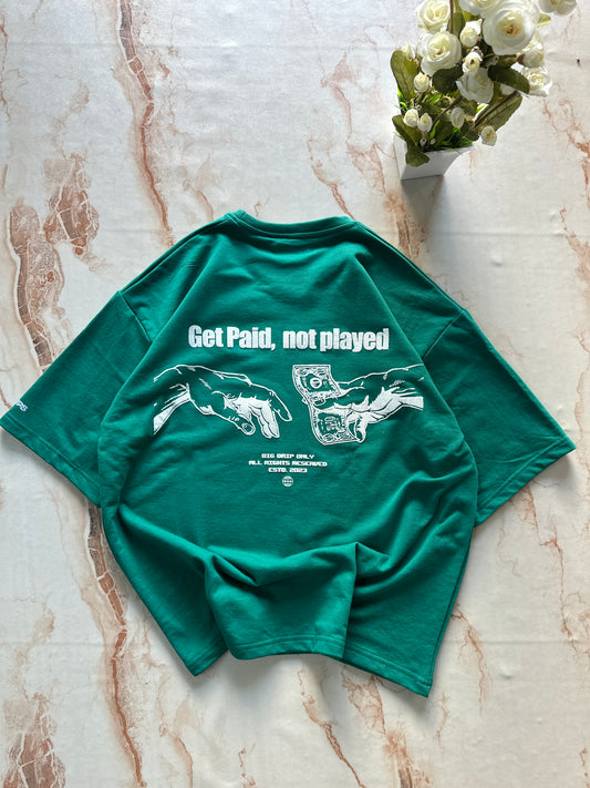 Money Maker - Green - Oversized T